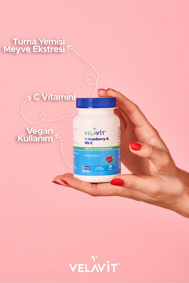 V-Cranberry & Vit C 30 Kapsül - 5