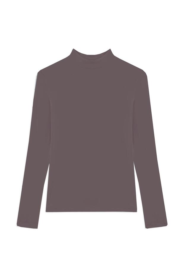 Lycra Long Sleeve Body Brown