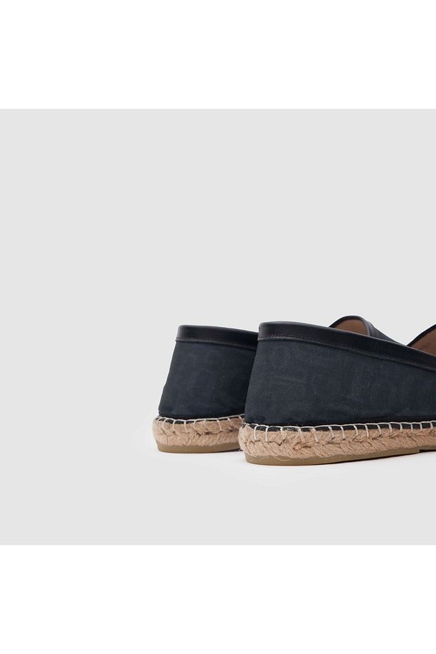 Siyah Monogram Erkek Espadril Ayakkabı [052050] - 4