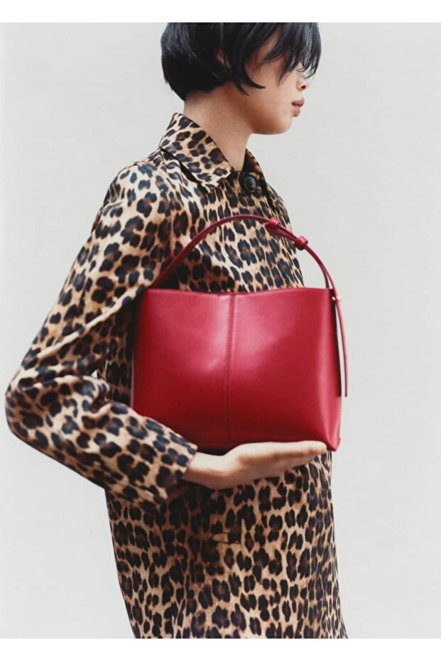 Mini Çapraz Askılı Shopper Çanta - 7