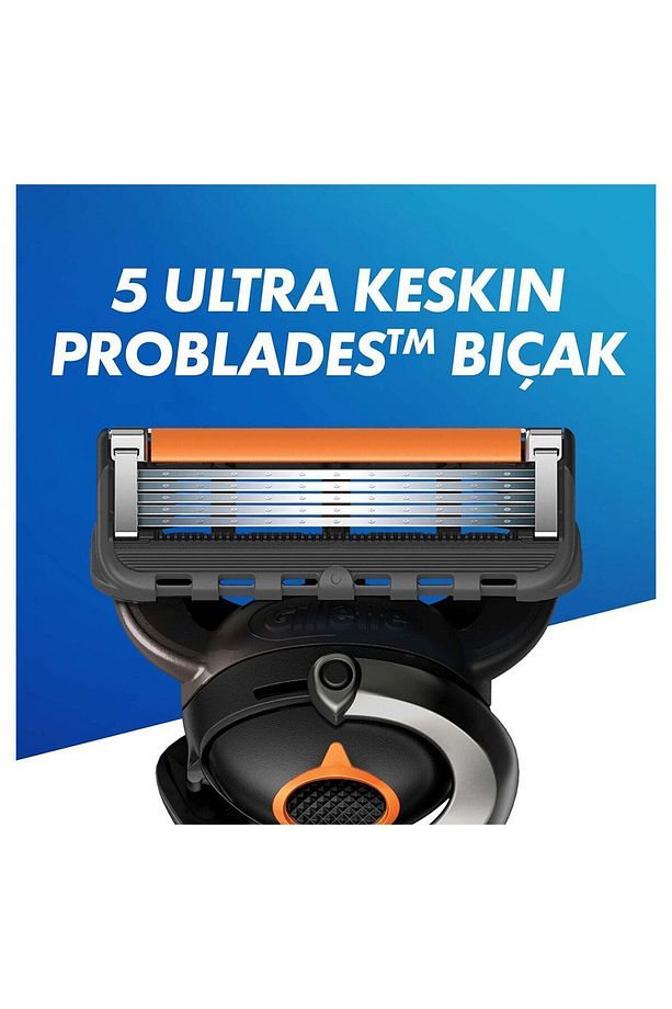 GİLLETTE FUSİON 5 PROGLİDE 4'LÜ (Almanya Üretim) + GİLLETTE SERİES TIRAŞ JELİ 200 ML - 7
