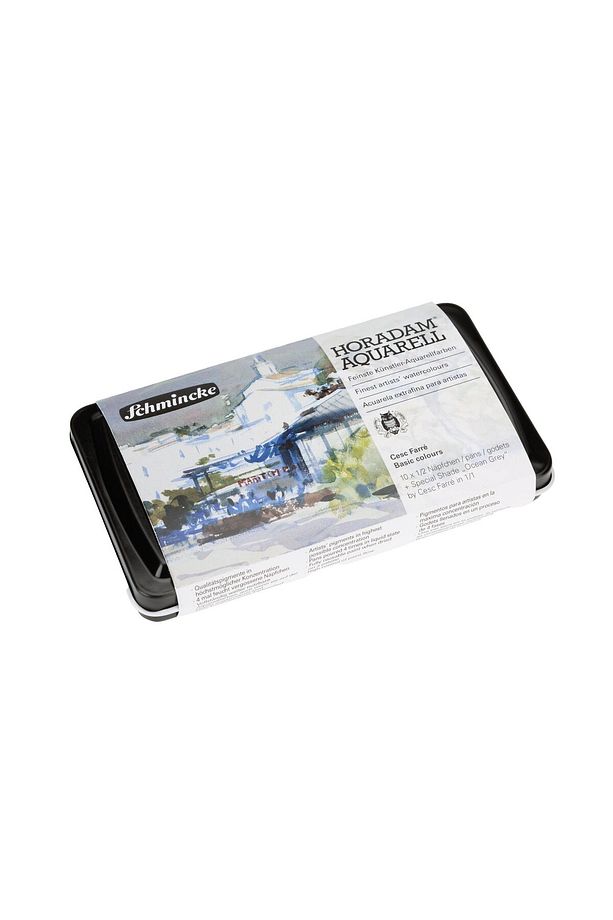 Horadam Aquarell Suluboya Seti Special Edition Cesc Ferre Temel Renkleri 10 X Yarım Tablet - 1