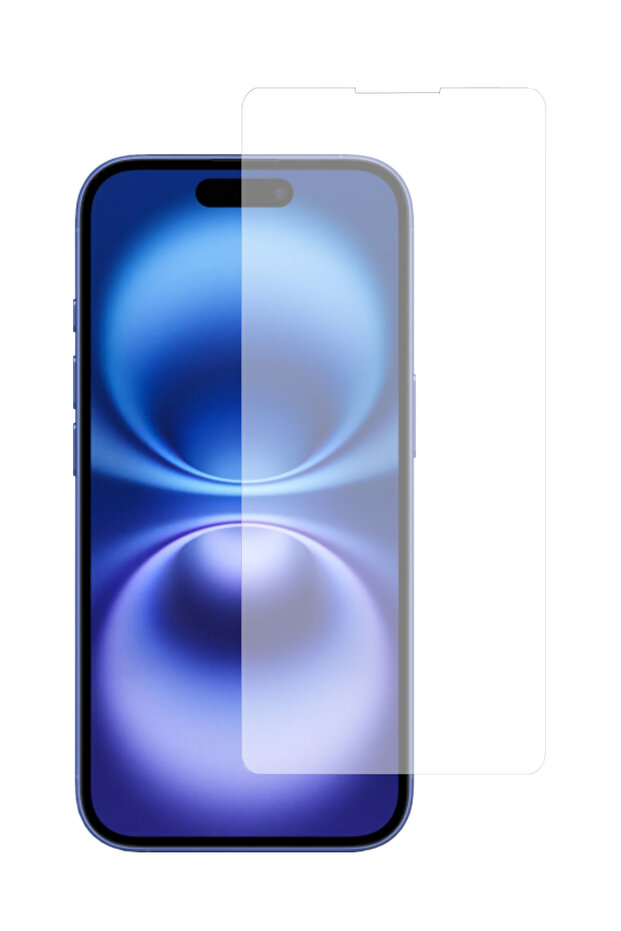 واقي شاشة مقوى لهاتف Apple iPhone 16 من الزجاج المقاوم للكسر - 1
