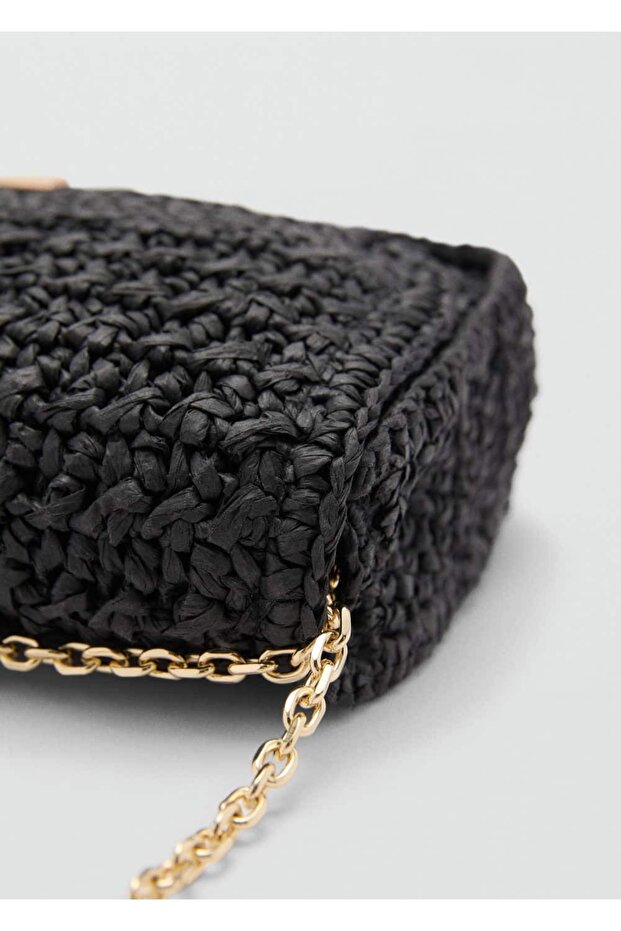 Doğal elyaf omuzdan çantası - 4