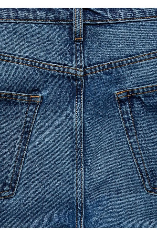 Regular Kesim Bob Jean Pantolon - 8