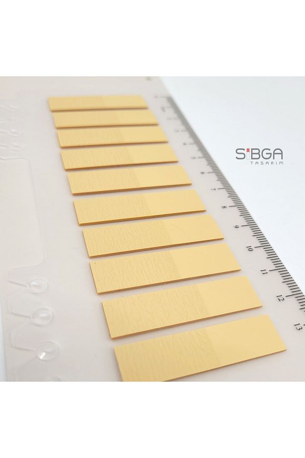 Şeffaf Sarı Renk Postit Post-it Post It. Kitap Ayracı Ayraç Postit Sticker Not Kağıdı 200 Yaprak - 3