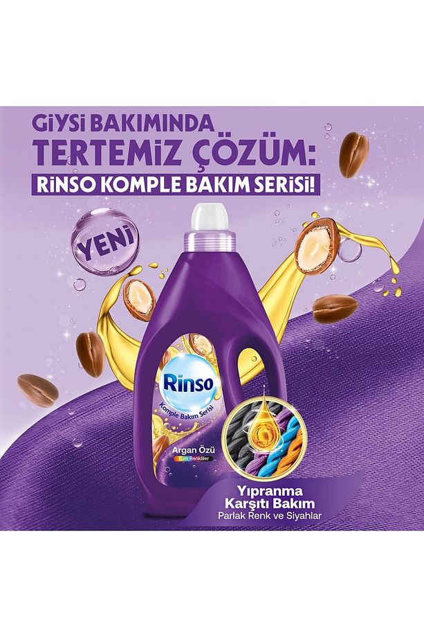 Sıvı Deterjan Aloe Vera Renki 3lt 1adet Argan Özlü Renkliler Sıvı Deterjan 3L 2 adet - 4