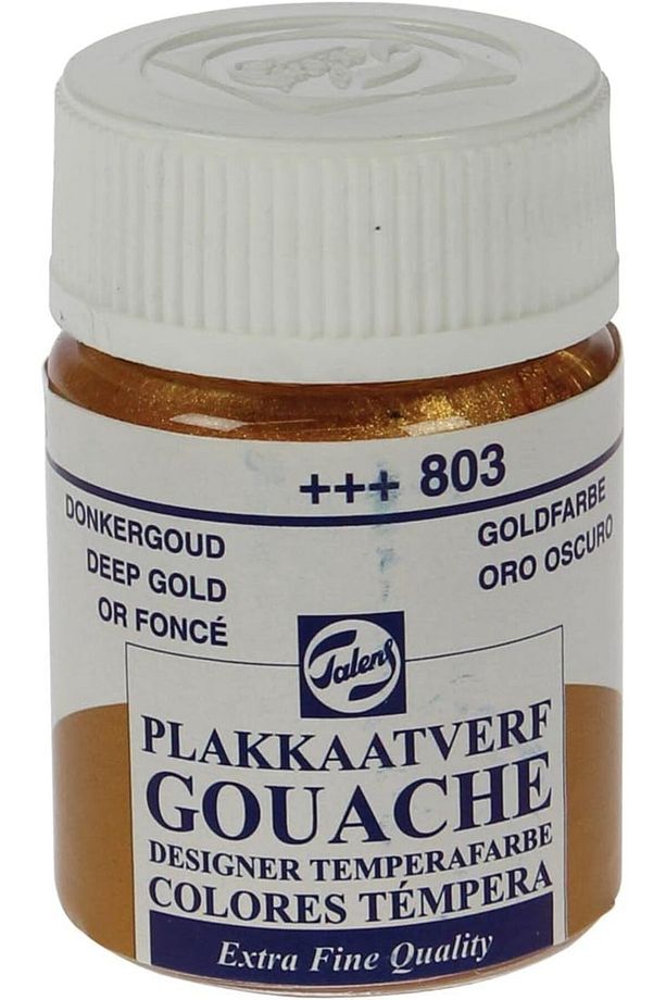 Gouache Jar 16ml Guaj Boya Deep Gold / 803 - 1