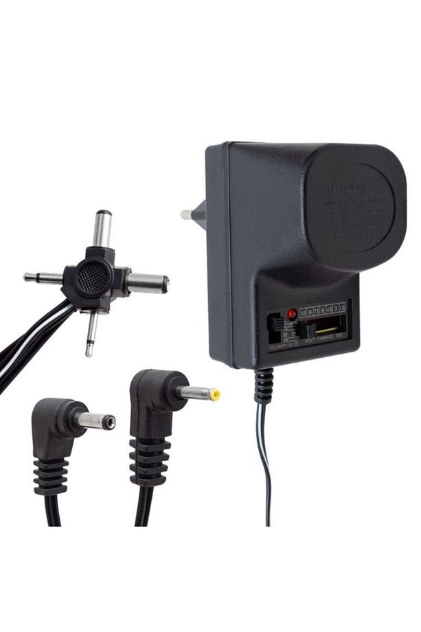 Kademeli Switch Adaptör 1,5v/3v/4,5v/6v/7,5v/9v/12v Dc Output 6 Farklı Girişli Adaptör 500 Mah - 2
