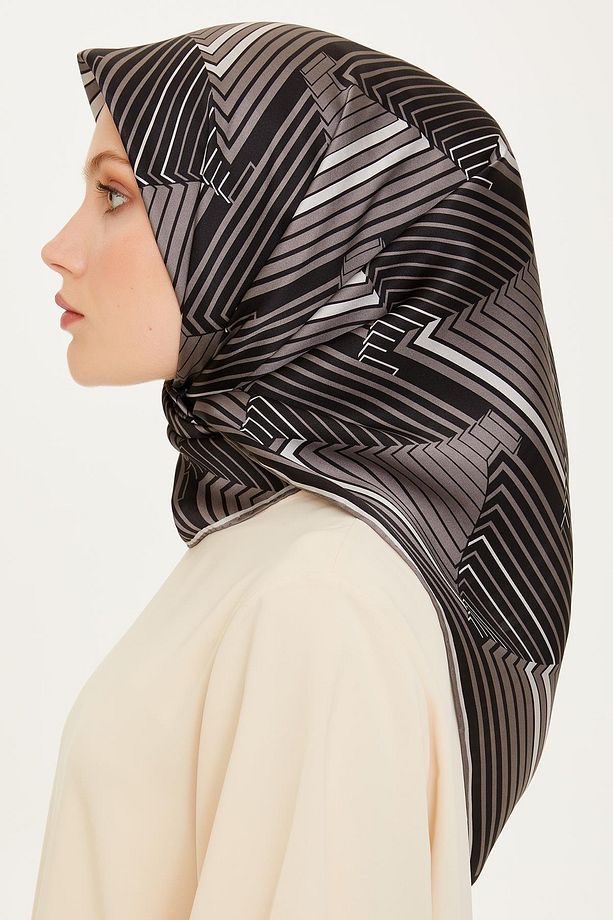 İpek Eşarp 2025 Kış - 9218-81 Twill - 3