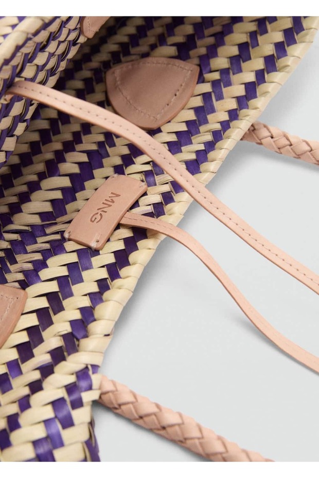 Deri saplı shopper çanta - 4