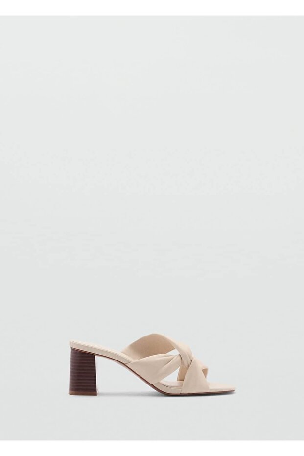 Düğümlü deri sandalet - 2