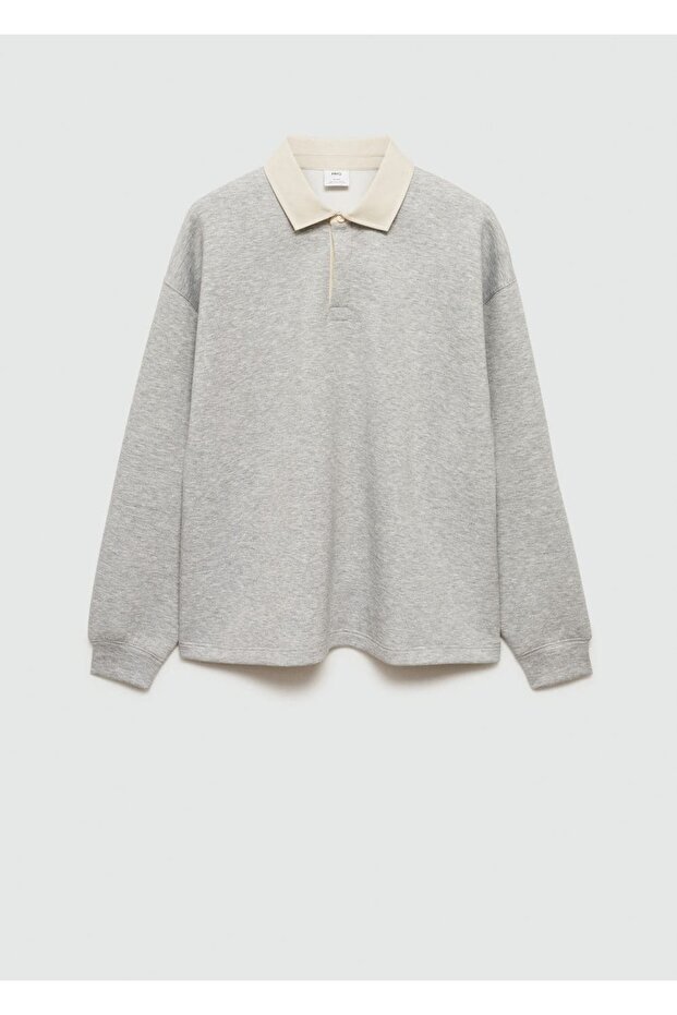 Rahat kesim polo sweatshirt - 3