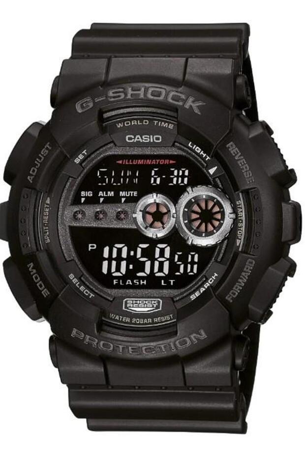 G-shock Gd-100-1bdr Men's Wristwatch