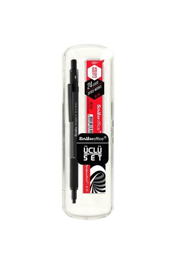 Graph-x Metal Versatil Kalem Seti 0.5 Mm Antrasit - 1