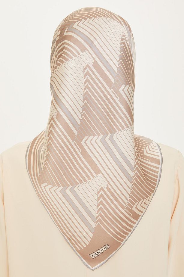 İpek Eşarp 2025 Kış - 9218-83 Taş Twill - 4