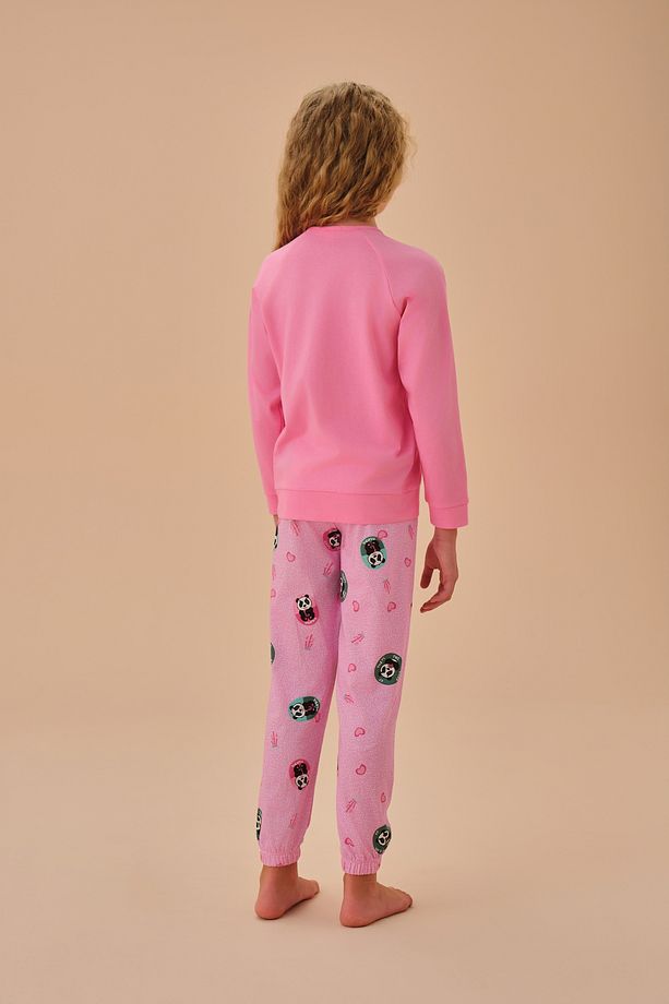 Panda Çocuk Pijama Takımı - 4