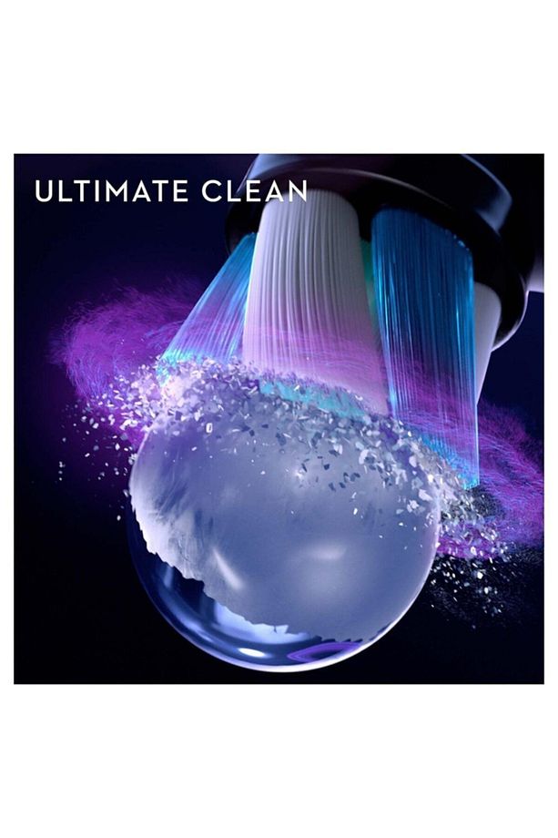 iO Ultimate Clean Siyah Diş Fırçası Yedek Başlığı 4 Adet - 8