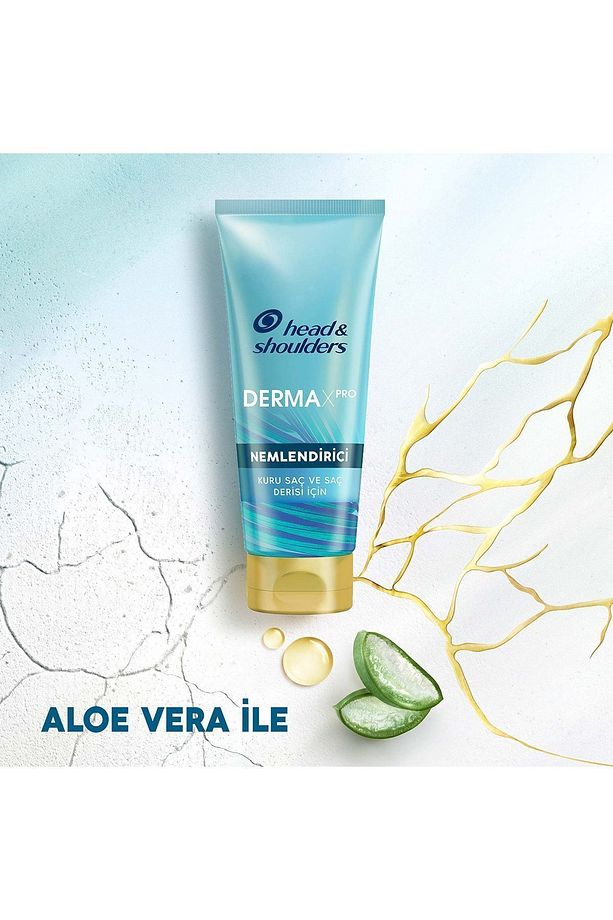 Head & Shoulders Derma X Pro Nemlendirici Şampuan 350ml Nem Kalkanı Balsam 145 ml - 4