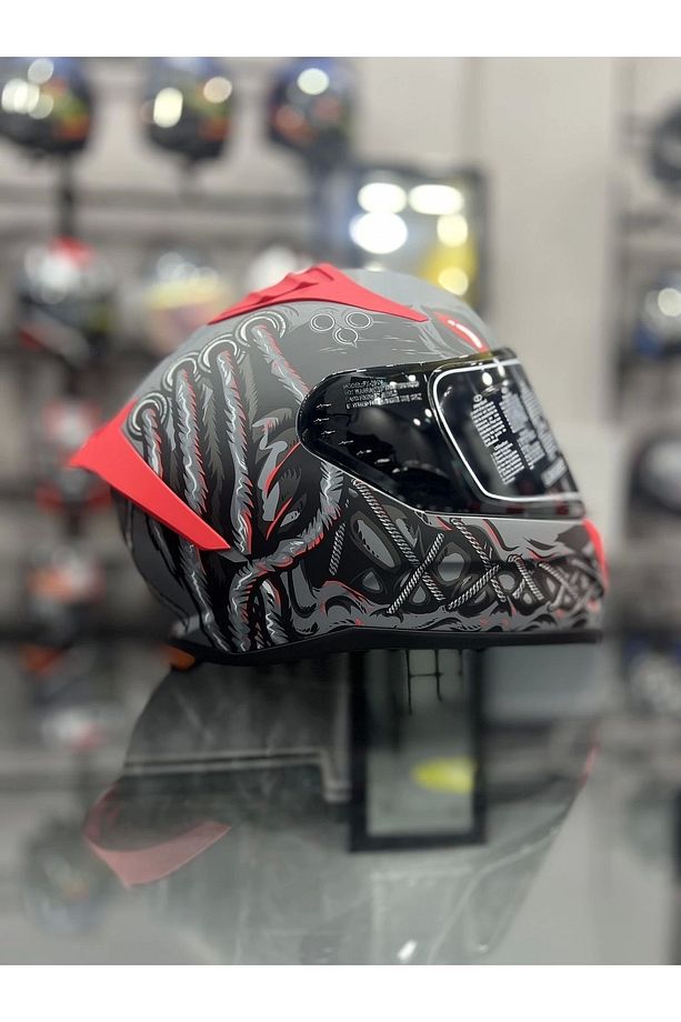 Matt Dreka Dark Vizör Kask - 6