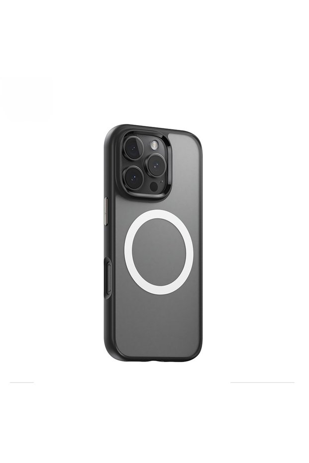 iPhone 16 Pro Magsafe Compatible Black Skin-Friendly Anti-Drop Gen.2 Phone Case