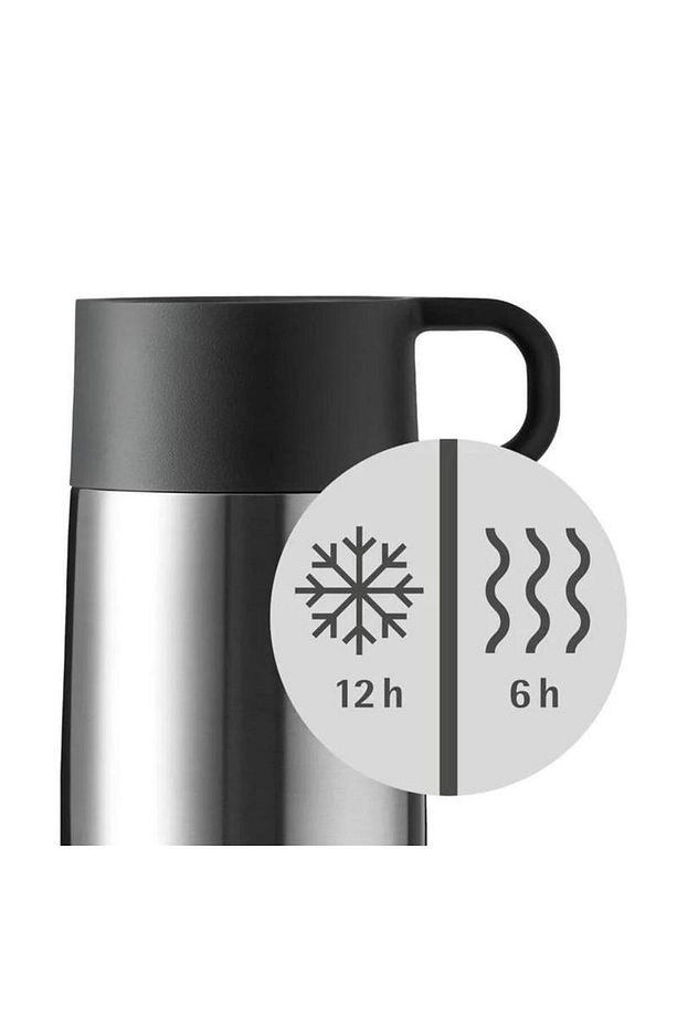Çelik Gümüş Kişisel Kısa Termos 300 ml - 4
