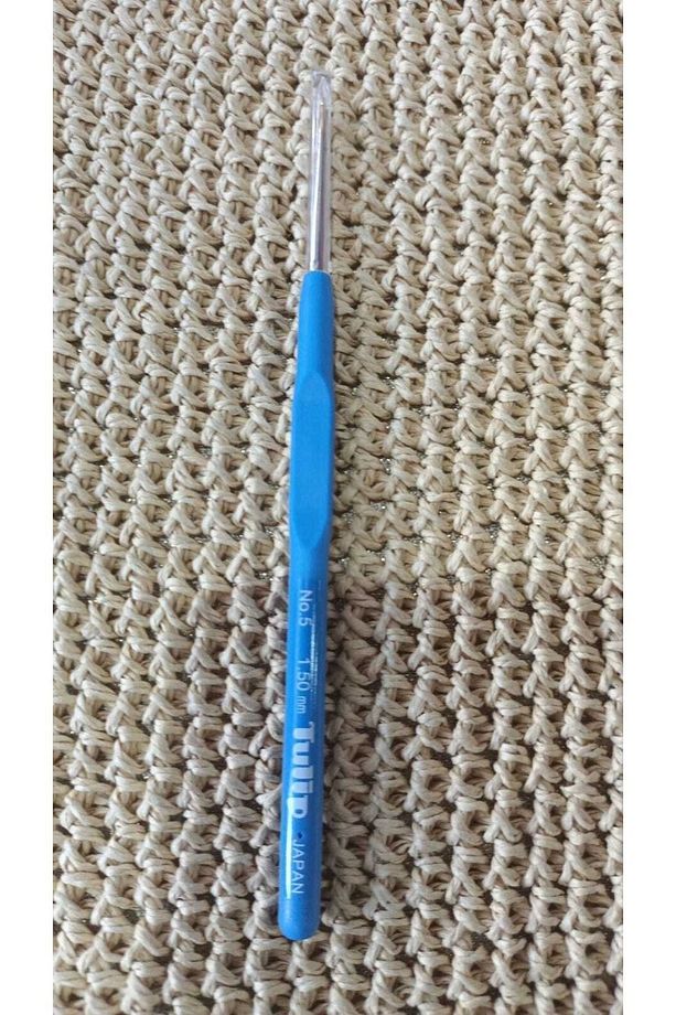 Silikon Yumuşak Saplı Örgü-dantel Tığı 5 Numara 1,50 Mm (BU TIĞ 5 MM KALIN TIĞ DEĞİLDİR) - 1