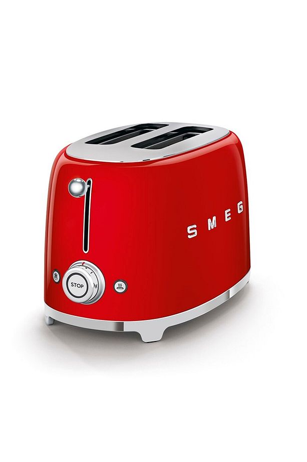 50's Style Retro Kırmızı Ekmek Kızartma Makinesi Tsf01rdeu - 3