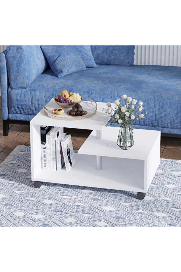 Karanfil Sehpa Beyaz - 1