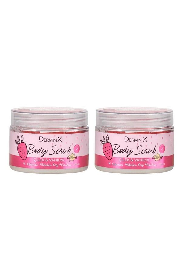 Çilek Vanilya Vücut Peelingi 300 ml 2 Adet - 1