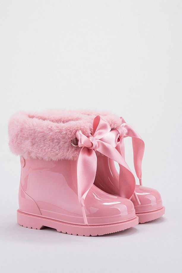 W10258 Bimbi Soft Çocuk Pembe Yağmur Çizmesi - 2
