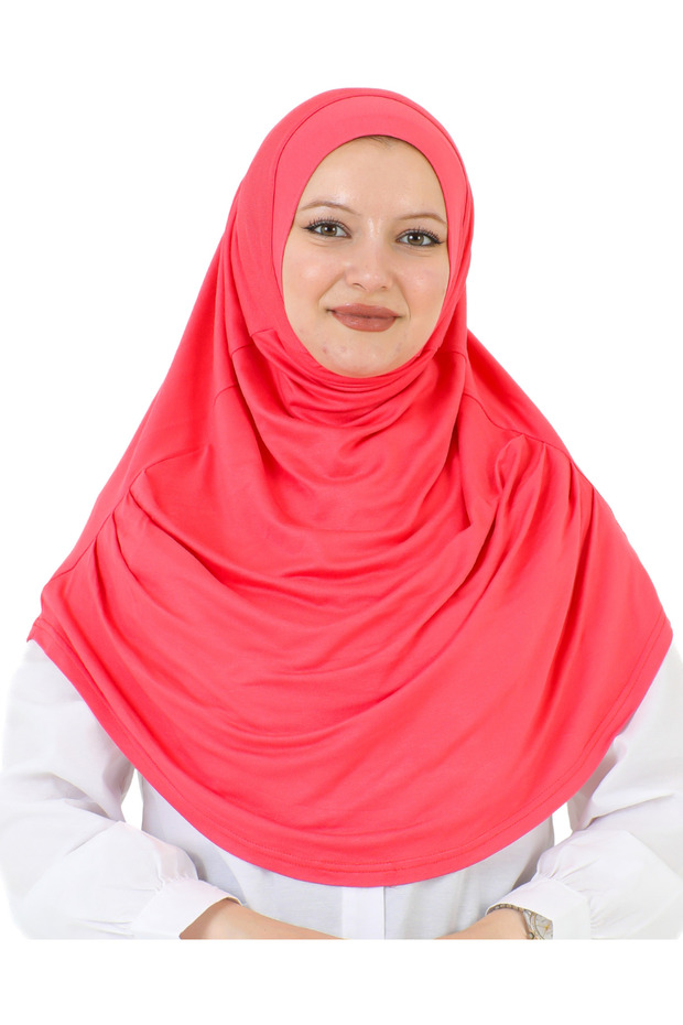Long Ready to Wear Turban Soft Scarf Islamic Clothing Viscose - Pink