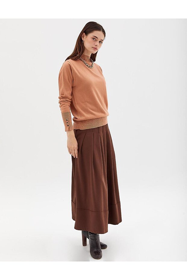 Basic Triko Bluz - 4