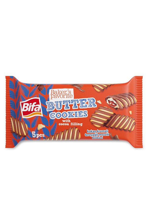Baker's Favorite Tereyağlı Bisküvi Kakao Kremalı 100 gr X 4 Adet - 4