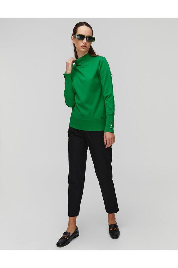 Basic Triko Bluz - 3