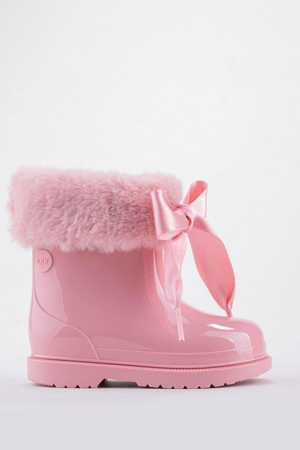 W10258 Bimbi Soft Çocuk Pembe Yağmur Çizmesi - 1