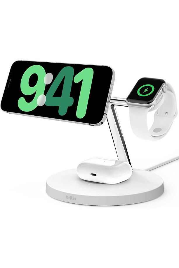 BoostCharge PRO Qi2 15W 3in1 MagSafe Şarj Standı WIZ009VFWH-V2 - 1