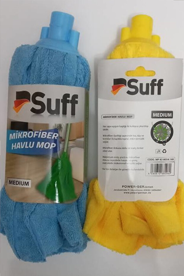 Mikrofiber Medium Havlu Mop Yedek 2 Adet - 5
