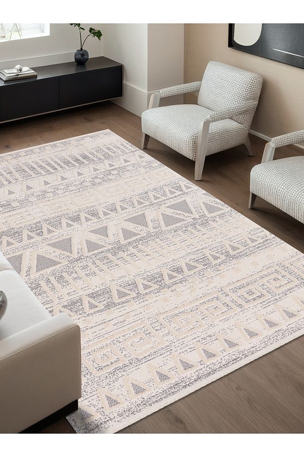 Modern İskandinav Kesme Sık Dokuma Yumuşak Dokulu Salon Mutfak Koridor Yatak Odası Makine Halısı - 2
