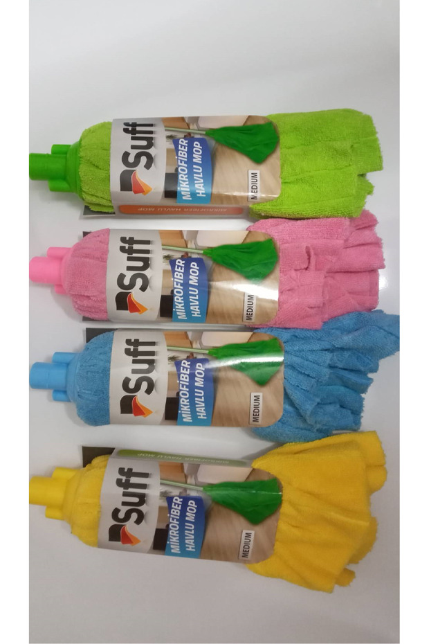 ﻿Suff 4 Adet Medium Mikrofiber Havlu Mop - 1