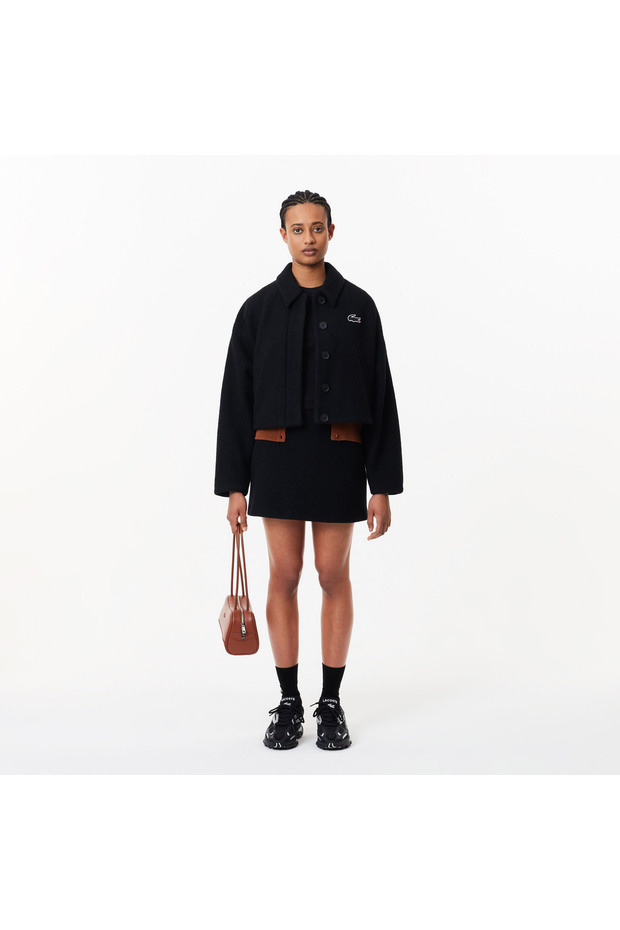 Kadın Slim Fit Bisiklet Yaka Siyah T-Shirt - 5