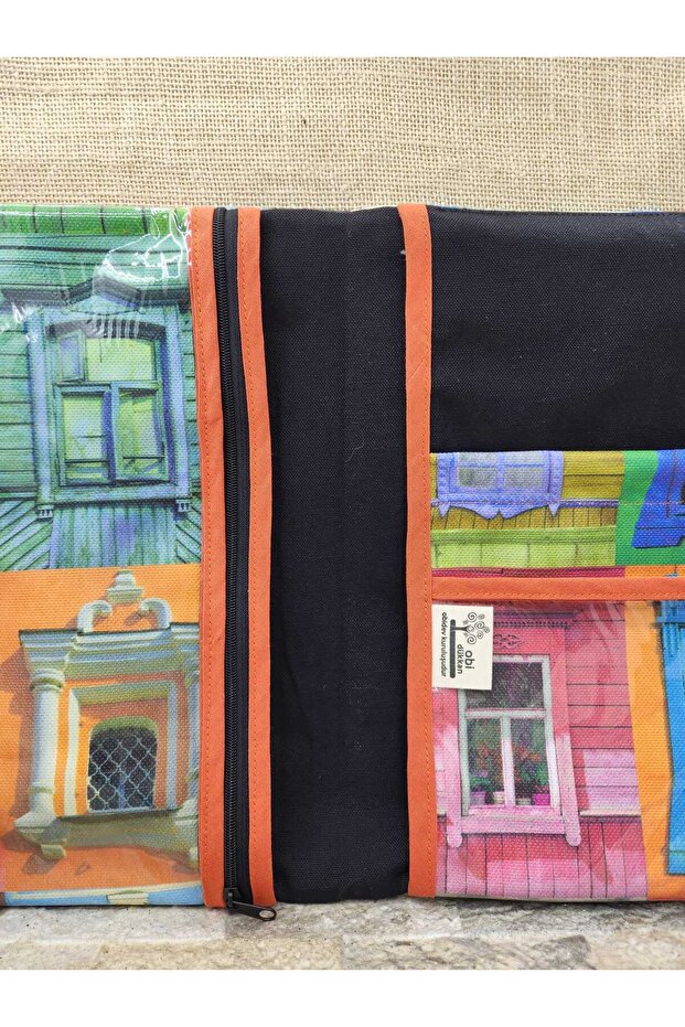 منظم بنمط النوافذ وحقيبة الكمبيوتر اللوحي - 4