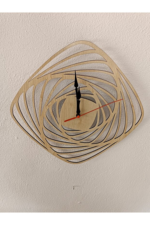 Decorative Wall Clock Spiral Pattern - 4