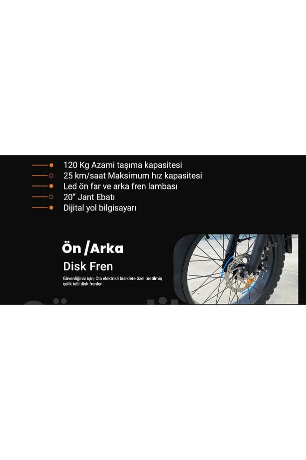 Corelli Eb2 Elektrikli Bisiklet 20” Jant Siyah - 4