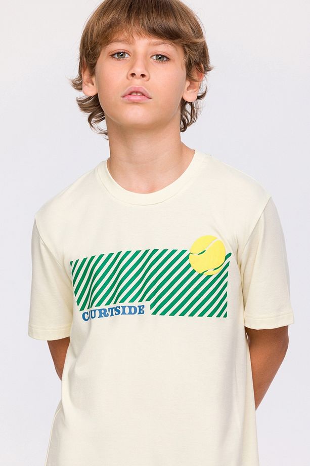10-16 Yaş Erkek Çocuk Pijama-Qpa - 131-Ekru - 4