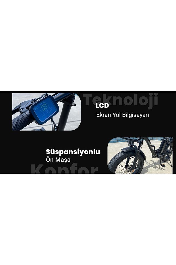 Corelli Eb2 Elektrikli Bisiklet 20” Jant Siyah - 5