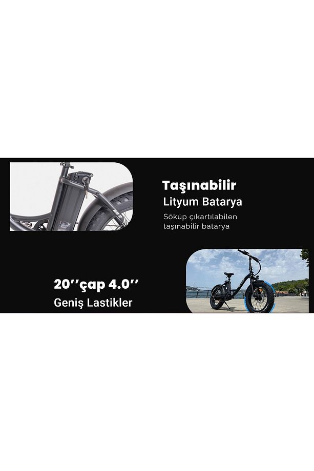 Corelli Eb2 Elektrikli Bisiklet 20” Jant Siyah - 6