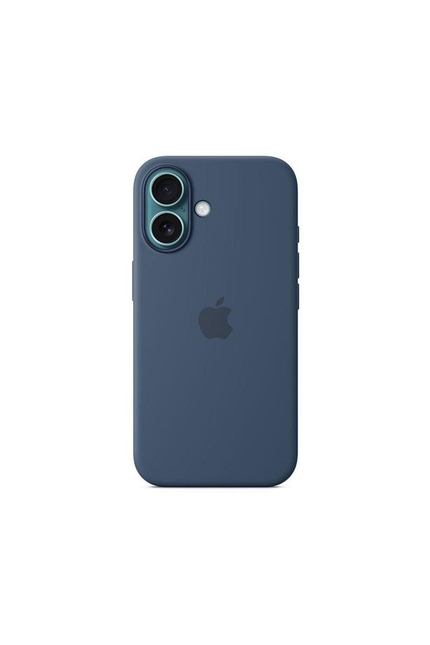 İphone 16 MagSafe Silikon Kılıf - Kot Rengi - 2
