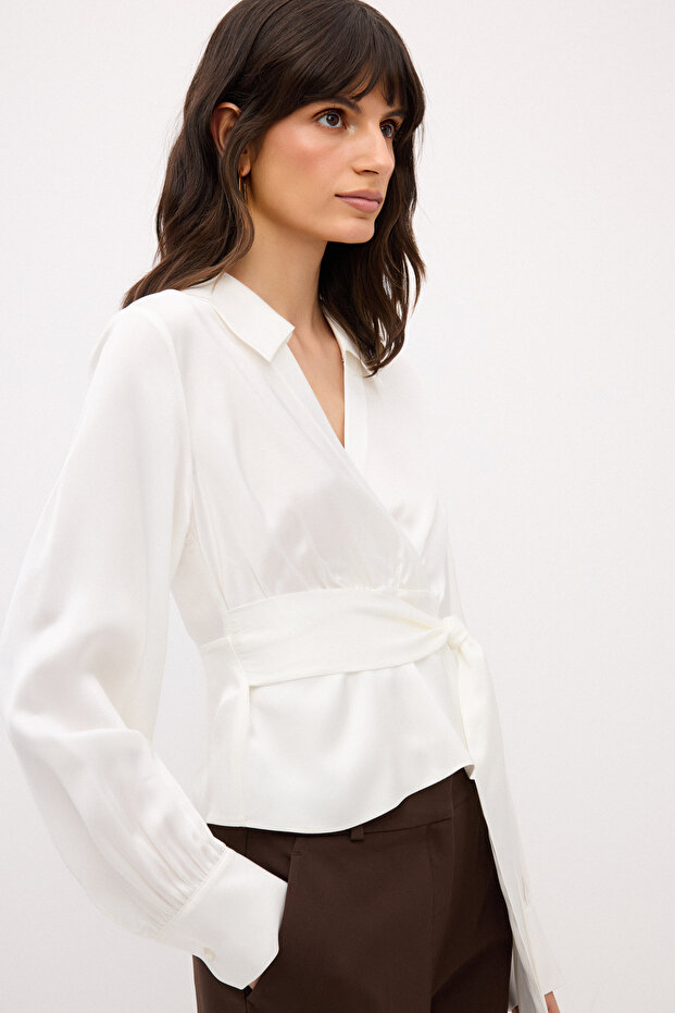 Bağlamalı Gömlek - 6