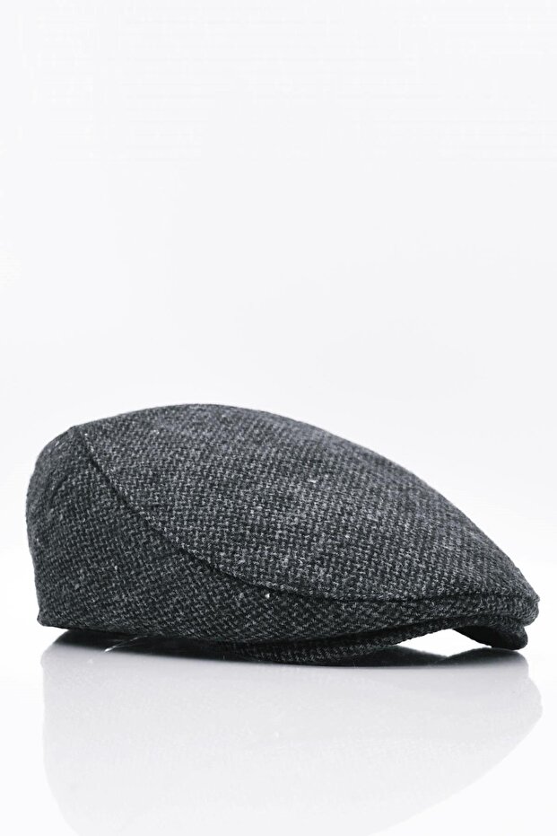 Men's Textured British Cap - 1